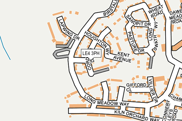 LE4 3PH map - OS OpenMap – Local (Ordnance Survey)