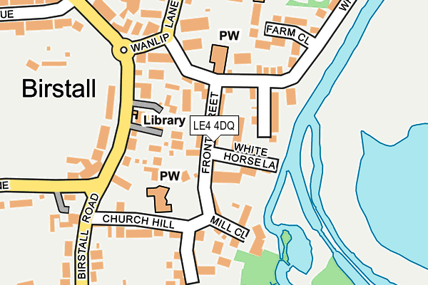 LE4 4DQ map - OS OpenMap – Local (Ordnance Survey)