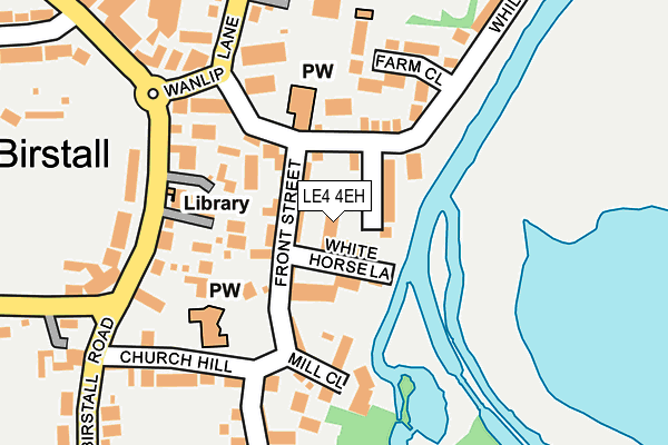 LE4 4EH map - OS OpenMap – Local (Ordnance Survey)