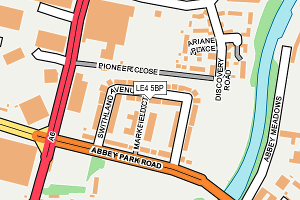 LE4 5BP map - OS OpenMap – Local (Ordnance Survey)