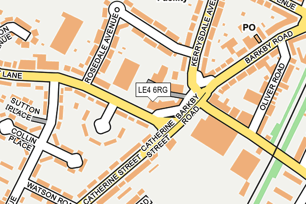 Map of ROTI & CO LIMITED at local scale