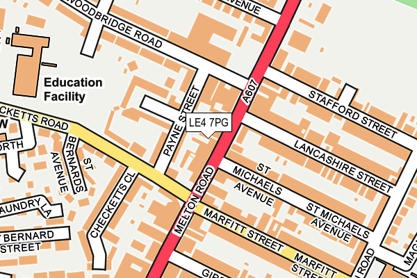 Map of JSD DEVELOPMENTS LIMITED at local scale