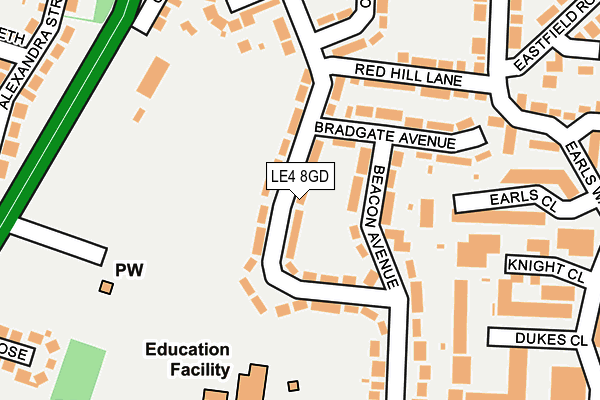 Map of THUREIYA LIMITED at local scale