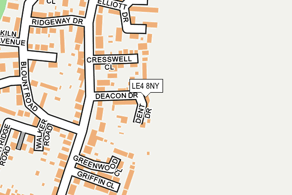 Map of AMISON PROPERTIES LTD at local scale