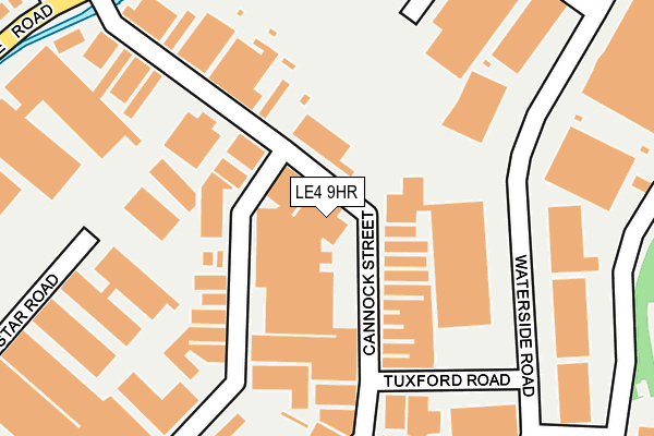 Map of TEBCO (MOTOR FACTORS) LIMITED at local scale