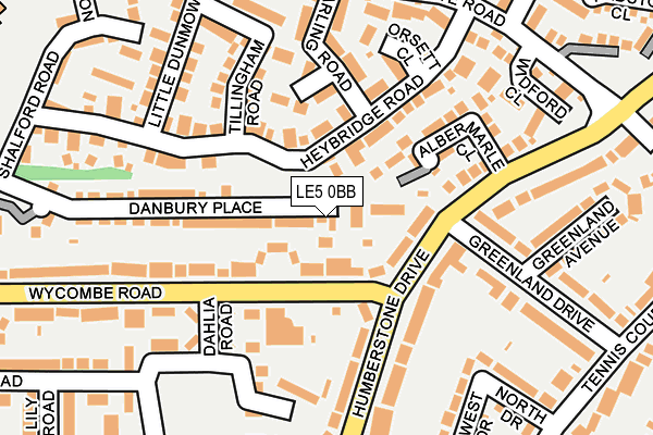 LE5 0BB map - OS OpenMap – Local (Ordnance Survey)