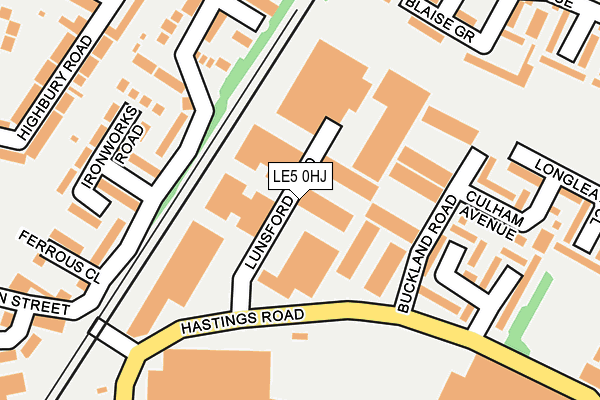Map of MANN PROPERTIES (LEICESTER) LLP at local scale