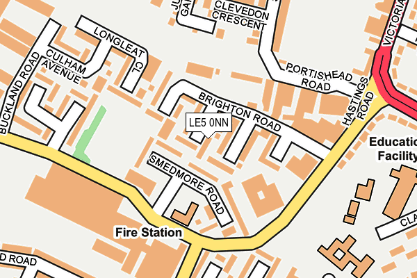 LE5 0NN map - OS OpenMap – Local (Ordnance Survey)
