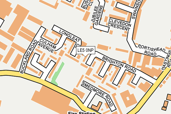 LE5 0NP map - OS OpenMap – Local (Ordnance Survey)