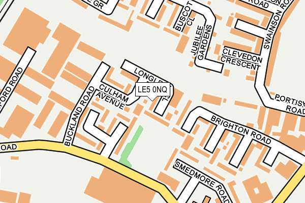 LE5 0NQ map - OS OpenMap – Local (Ordnance Survey)