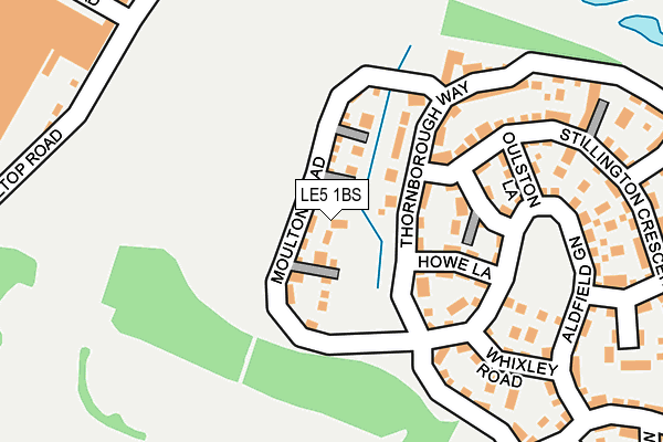 LE5 1BS map - OS OpenMap – Local (Ordnance Survey)