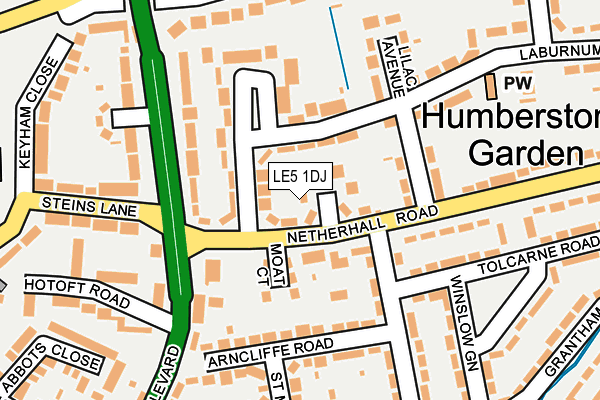 Map of GOLDECK SERVICES LIMITED at local scale