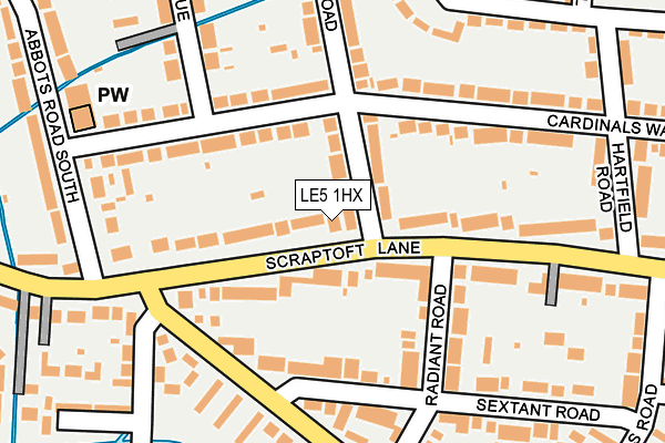 Map of DERBY CARE LIMITED at local scale