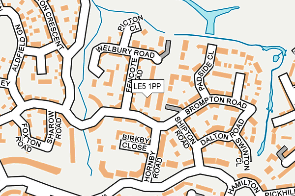 LE5 1PP map - OS OpenMap – Local (Ordnance Survey)