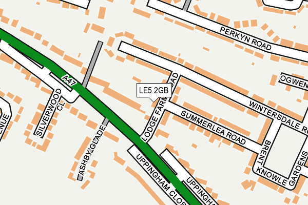 LE5 2GB map - OS OpenMap – Local (Ordnance Survey)