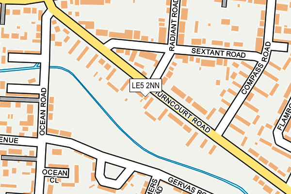 LE5 2NN map - OS OpenMap – Local (Ordnance Survey)