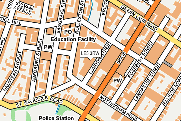 Map of BLUE INK LIMITED at local scale