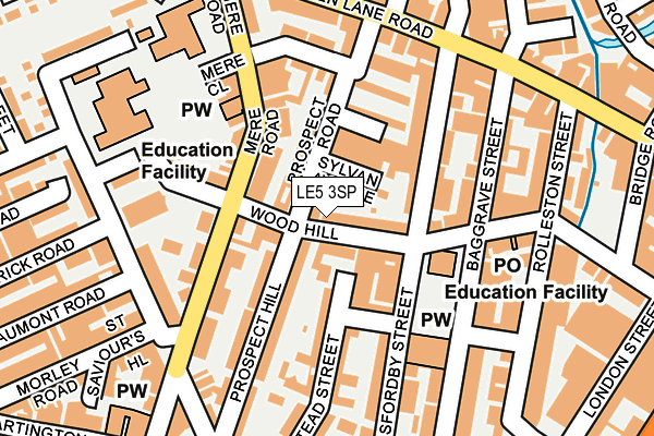 LE5 3SP map - OS OpenMap – Local (Ordnance Survey)