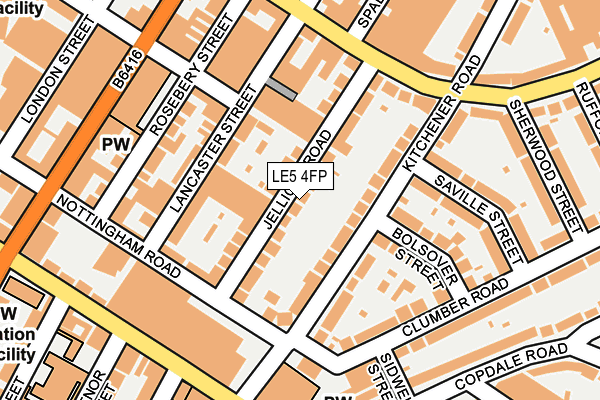 LE5 4FP map - OS OpenMap – Local (Ordnance Survey)