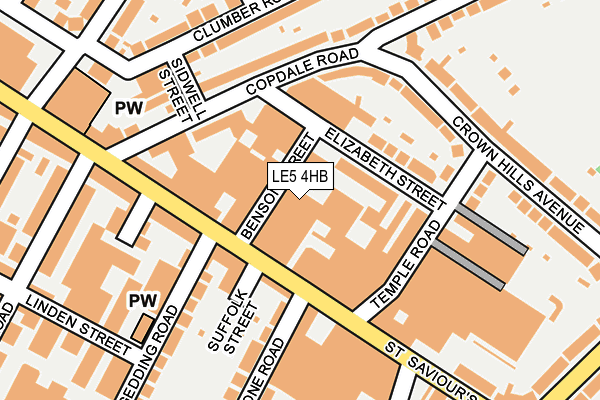 Map of MYSTIC CLOTHING LTD at local scale