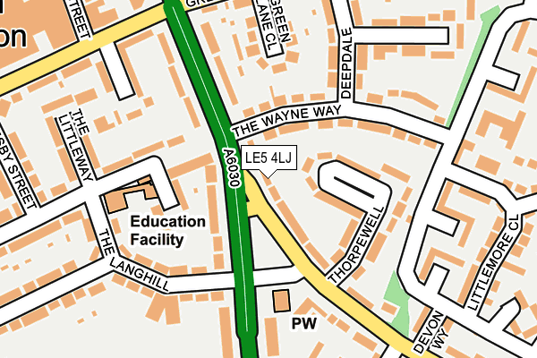 Map of NG COLEMAN LTD at local scale