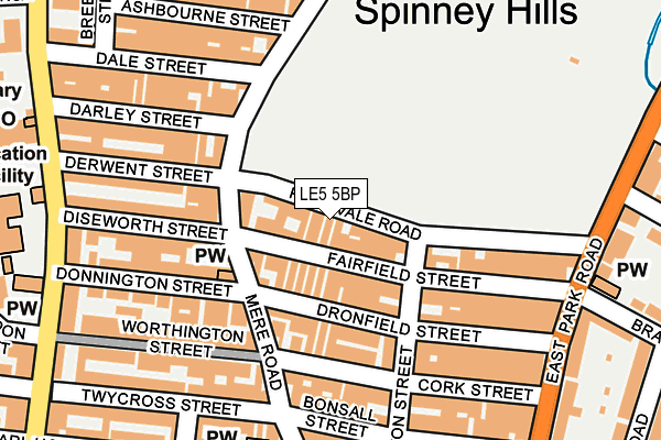 LE5 5BP map - OS OpenMap – Local (Ordnance Survey)