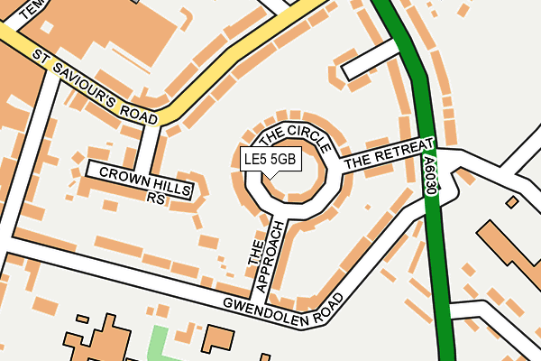 LE5 5GB map - OS OpenMap – Local (Ordnance Survey)