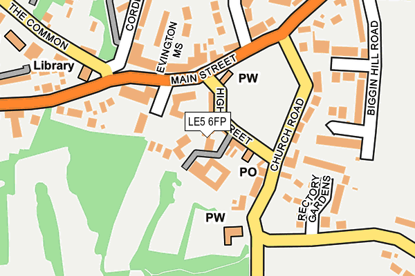 LE5 6FP map - OS OpenMap – Local (Ordnance Survey)