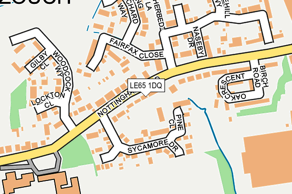 Map of BETTIE'S BROCANTE LTD at local scale