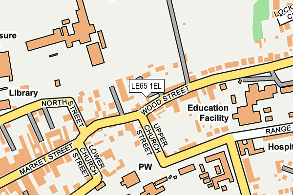 Map of CASTLE GARAGE (ASHBY) LIMITED at local scale
