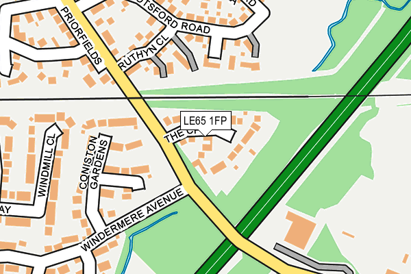 LE65 1FP map - OS OpenMap – Local (Ordnance Survey)