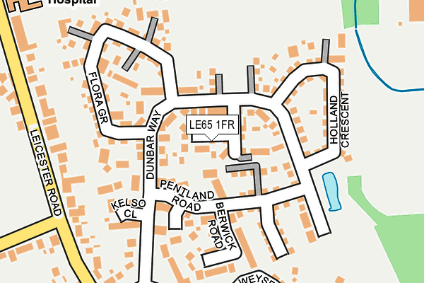 LE65 1FR map - OS OpenMap – Local (Ordnance Survey)