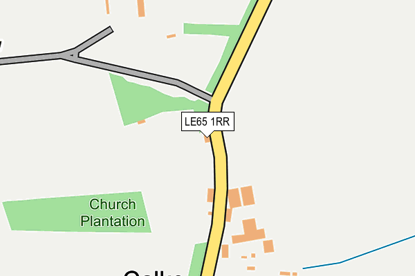 LE65 1RR map - OS OpenMap – Local (Ordnance Survey)