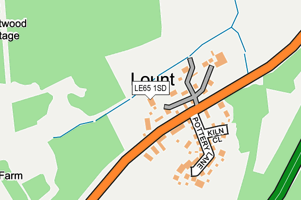 LE65 1SD map - OS OpenMap – Local (Ordnance Survey)