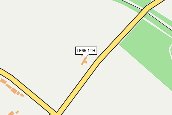 LE65 1TH map - OS OpenMap – Local (Ordnance Survey)