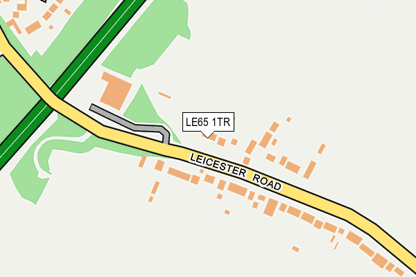LE65 1TR map - OS OpenMap – Local (Ordnance Survey)