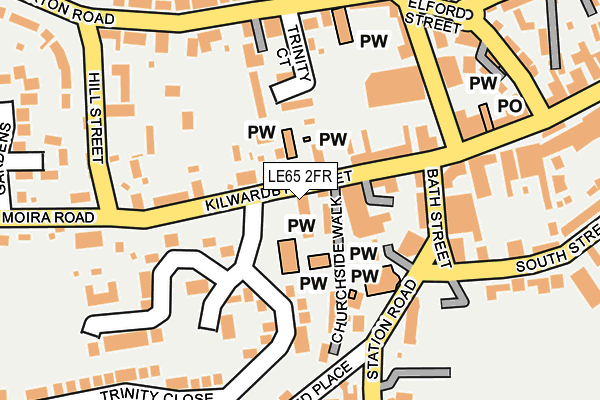 LE65 2FR map - OS OpenMap – Local (Ordnance Survey)