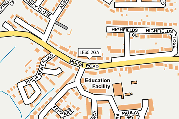 Map of J H EAST MIDLANDS SCAFFOLDING LTD at local scale