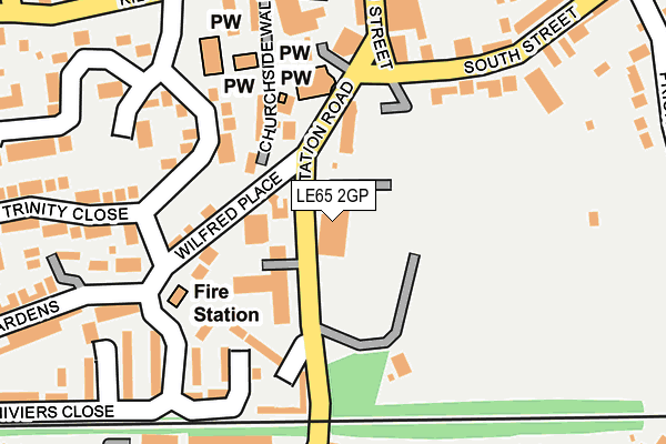 LE65 2GP map - OS OpenMap – Local (Ordnance Survey)