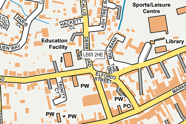 Map of BRANDER PROPERTY LTD at local scale
