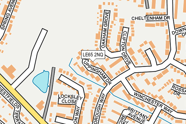 LE65 2NQ map - OS OpenMap – Local (Ordnance Survey)