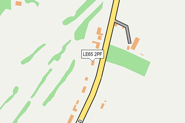 LE65 2PF map - OS OpenMap – Local (Ordnance Survey)