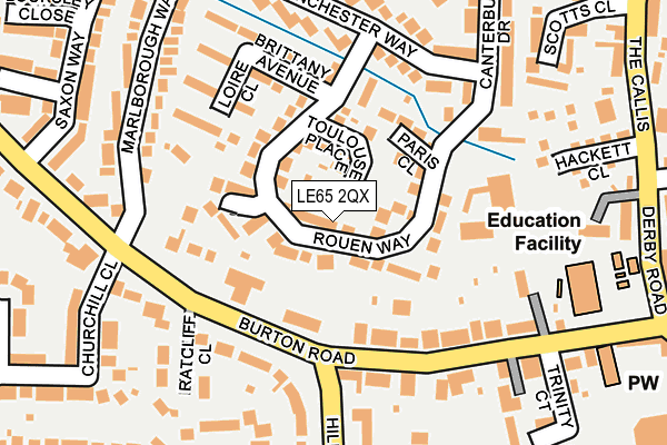 Map of P BRENNAN 2014 LTD at local scale