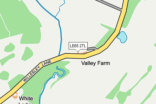LE65 2TL map - OS OpenMap – Local (Ordnance Survey)