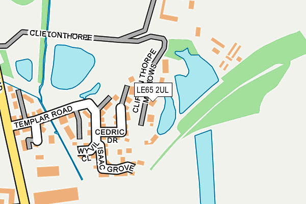 LE65 2UL map - OS OpenMap – Local (Ordnance Survey)