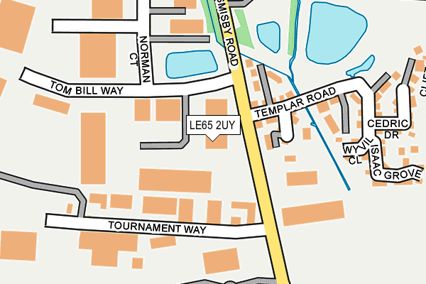 LE65 2UY map - OS OpenMap – Local (Ordnance Survey)