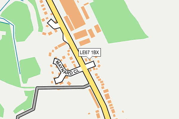 Map of KANIA GARAGE LTD at local scale