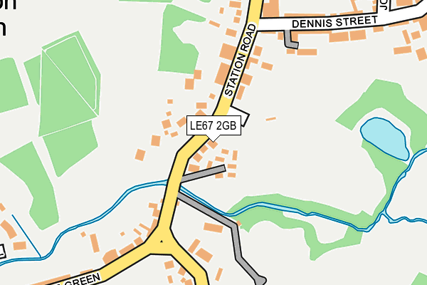 LE67 2GB map - OS OpenMap – Local (Ordnance Survey)