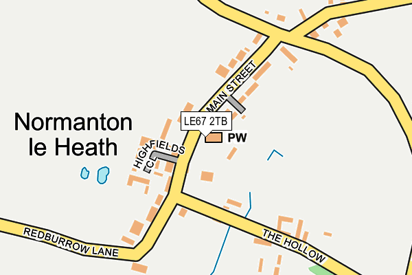 LE67 2TB map - OS OpenMap – Local (Ordnance Survey)