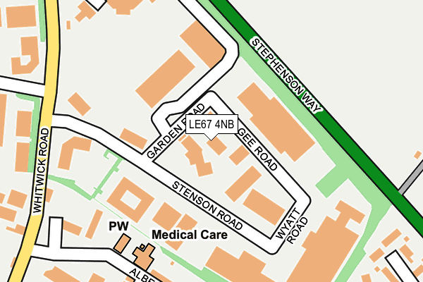Map of WORKPLACE SAFETY PRODUCTS LTD at local scale